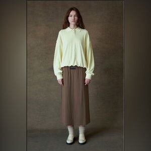 Fear of God Essentials Women's Wood Midi Skirt Size S